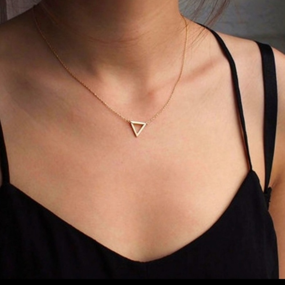Gold Geometric Necklace